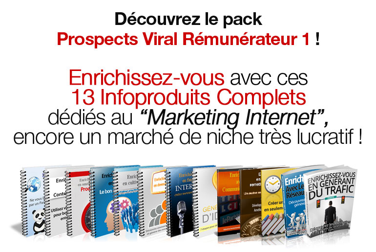 Présentation Pack Prospects Viral Rémunérateur